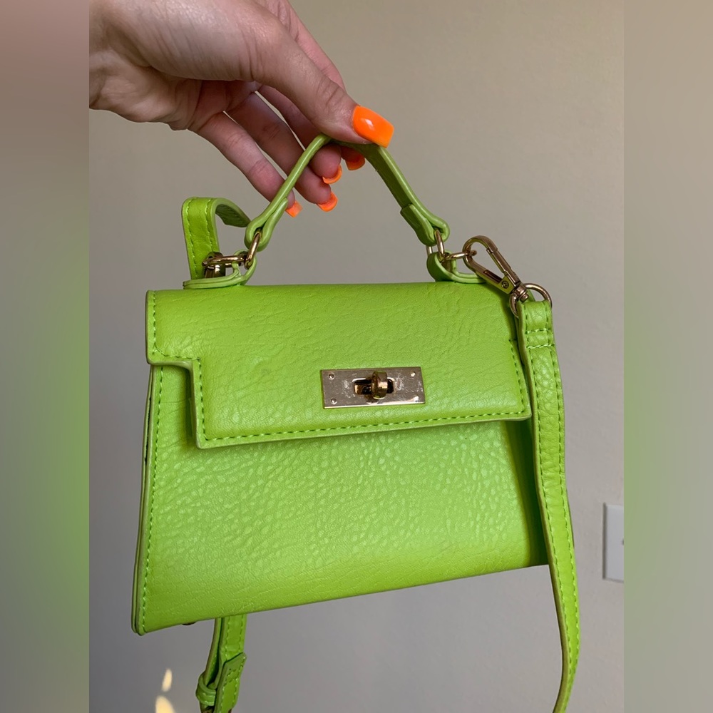 NEON GREEN MINI BAG